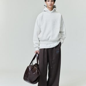 Embossed Essentials 90s Fit Hoodie