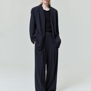 Collarless Jacket