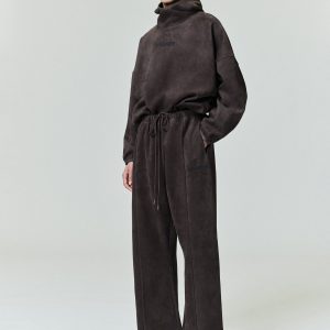 Suede Fleece Flare Pant