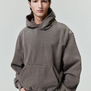 Sunfaded Classic Half Raglan Hoodie W/ Pocket