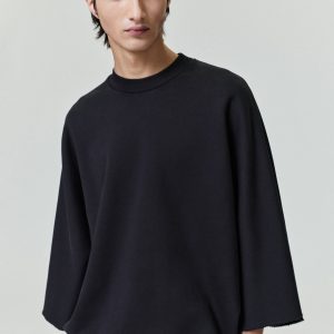 Cut Sleeve Sweatshirt