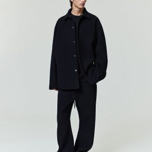 Double Face Wool Cashmere Flared Pants