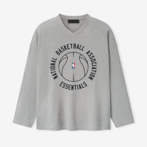 NBA X Barkley Hendricks Long Sleeve V-Neck Tee