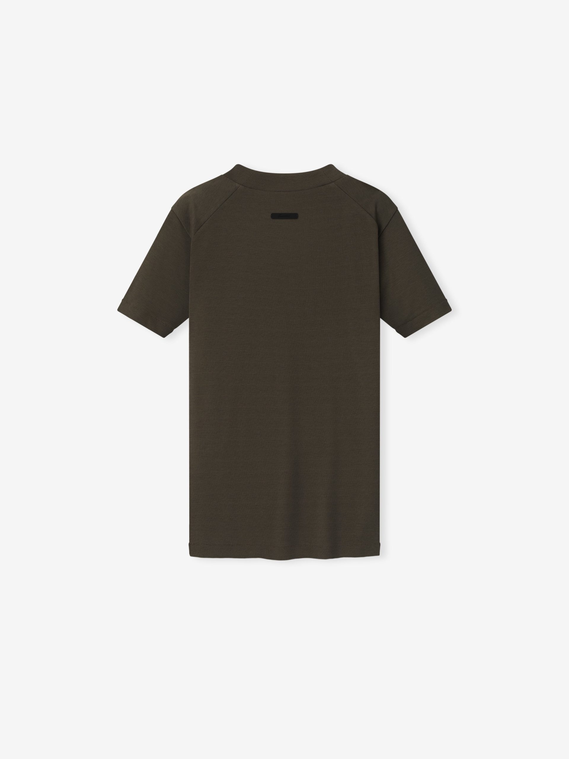 Womens Rib Fitted Short Sleeve Tee - Image 2