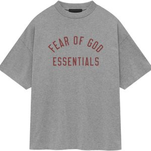 Fear of God Essentials Jersey Crewneck Tee Dark Heather