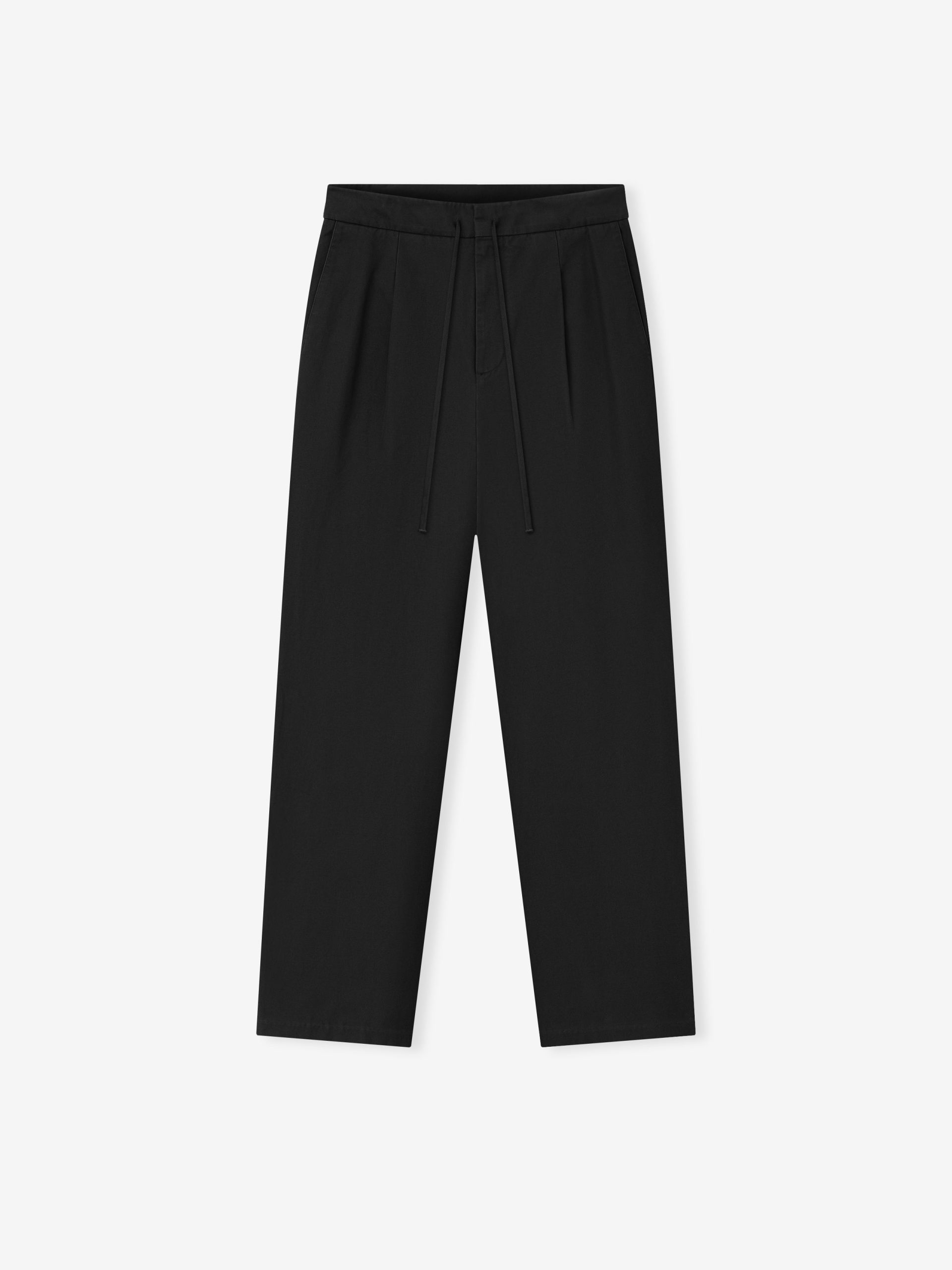 Cotton Canvas Pleat Front Pant - Image 3