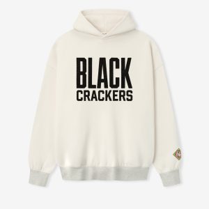Essentials Black Crackers Hoodie