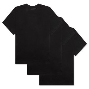 3-Pack Essential Tee - Black