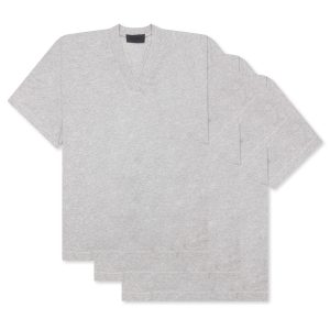 3-Pack Essential V-Neck Tee - Dark Heather