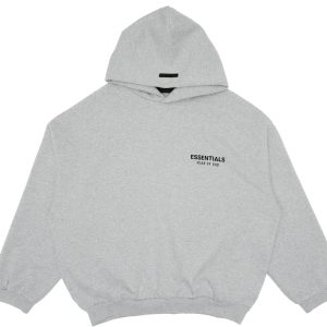 Fear of God Essentials Fleece Hoodie Light Heather Gray