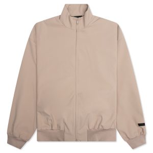 Bonded Nylon Bomber Jacket - Desert Sand