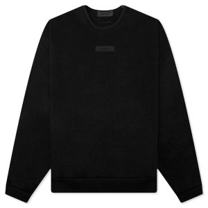 Crewneck Sweater - Jet Black