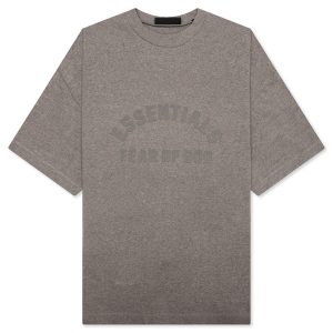Essentials Heavy S/S Tee - Heather Grey