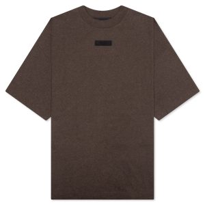 Essentials S/S Tee - Heather Wood