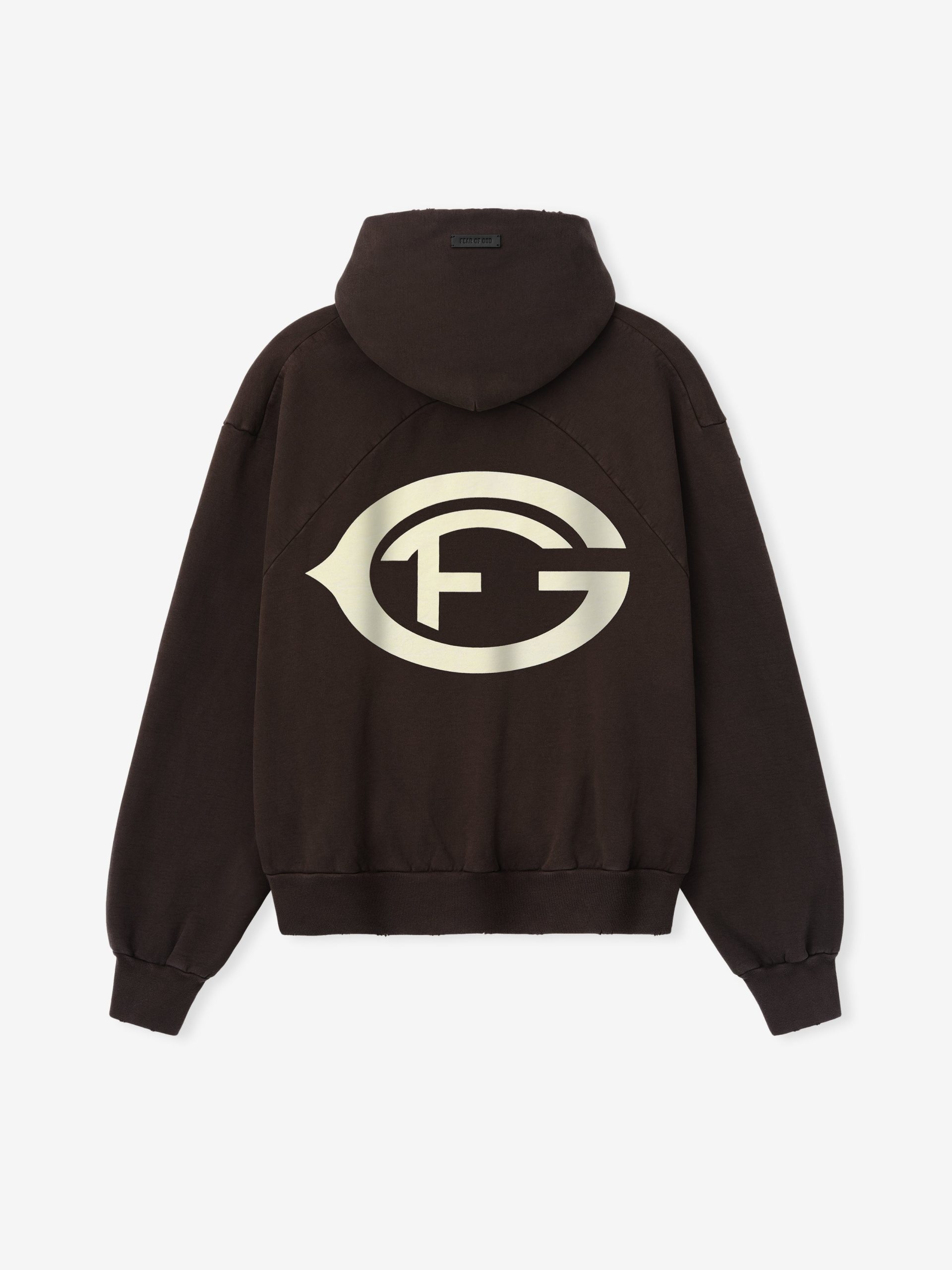 F Of G Classic Half Raglan Hoodie W/ Pocket - Image 5