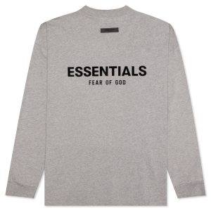 Fear Of God Essentials L/S Tee - Dark Oatmeal