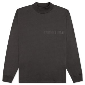 Essentials L/S Tee - Off-Black