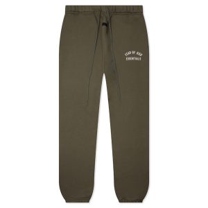 Fleece Essential Sweatpant - Military