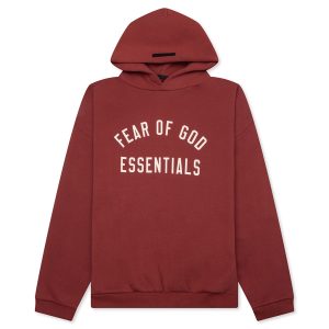 Fleece Hoodie - Crimson