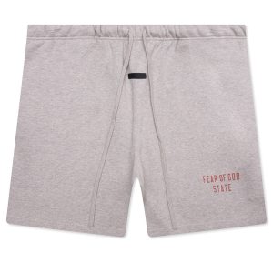 Fleece Soccer Short - Dark Heather