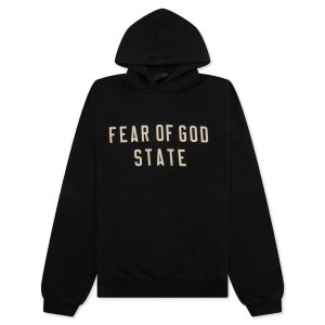 Heavy Fleece Hoodie - Black