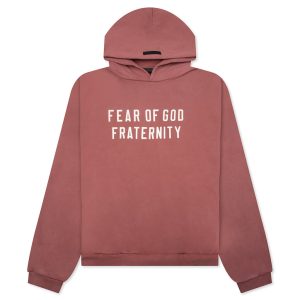 Heavy Fleece Hoodie - Crimson