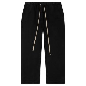 Heavy Fleece Relaxed Sweatpant - Black
