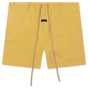 Heavy Fleece Soccer Short - Amber