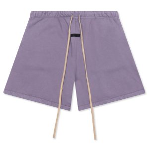 Heavy Fleece Soccer Short - Lavender