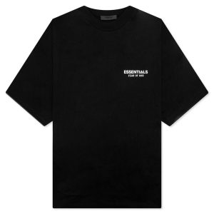 Jersey Crewneck T-Shirt - Black