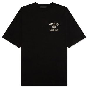 Jersey Crewneck Tee - Black
