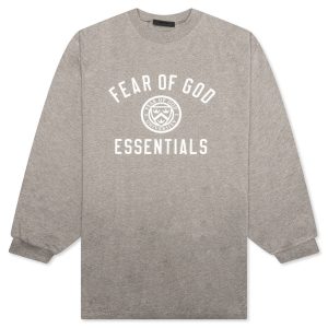 Jersey Long Sleeve Tee - Heather Gray