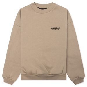 Kid's Fleece Crewneck - Desert Sand