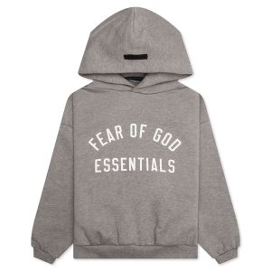 Kid's Fleece Hoodie - Heather Gray