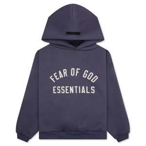 Kid's Fleece Hoodie - Marine