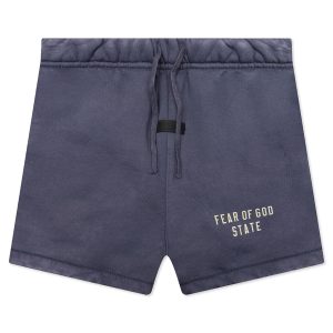 Kid's Heavy Fleece Soccer Short - Marine