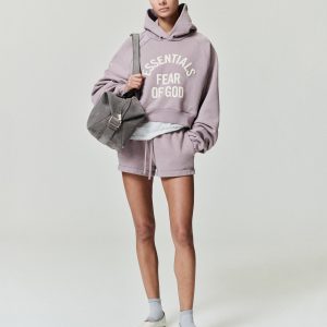 Womens Campus 90s Cropped Raglan Hoodie