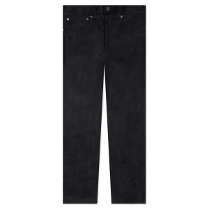Textured Nylon 5-Pocket Pant - Black